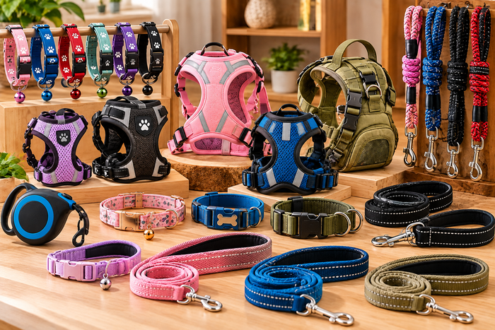 Pet Collars,Pull Harness & Leashes